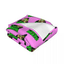 Axyaa Cozy Throw Blanket for Winter - Decorative Sofa Quilt, Warm and Stylish