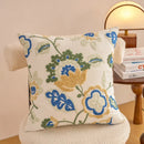 Axyaa Floral Embroidery Pillowcase 45x45: Home Decor Cushion Cover Sofa Headboard