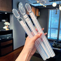 Axyaa Portable Chopsticks Set - Reusable Alloy Korean Tableware