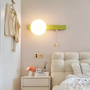 Axyaa Nordic Glass Wall Sconces for Colorful Bedroom Lighting