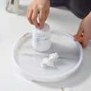 Marble Pattern Resin Tray by Axya - Home Decor Fruit Plate & Storage Box