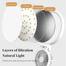 Axya LED Table Lamp with Fan, Dimmable & Portable Night Light