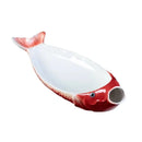 Axyaa Fish Plates Set: Hotel Ceramic Hot Pot Tableware with Dry Ice Smoking Vibe