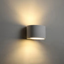 Nordic Plaster Wall Lights Up&Down Sconce for Bedroom Reading White Axya