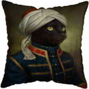 Nordic Cat Dogs Vintage Painting Pillow Cover 45x45cm for Home Hotel Sofa Bed