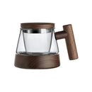 Axya Glass Tea Cup with Water Separation Function in Japanese Style