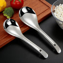 Axyaa Stainless Steel Rice Spoon with Long Handle