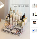 Axyaa Cosmetic Storage Box with Large Capacity Drawers for Beauty and Makeup Organization.