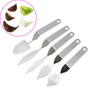 Axyaa Feather Leaves Chocolate Cake Knife Cutter - Baking Decoration & Kitchen Accessory