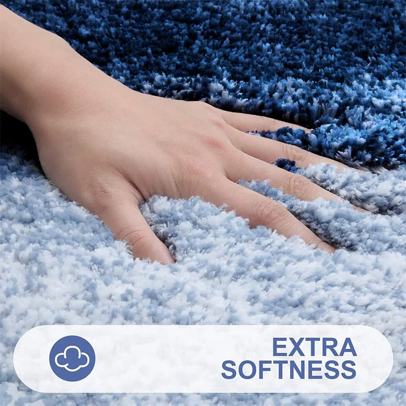 Luxury Microfiber Bath Mat by Axyaa - Soft, Non-Slip, Super Absorbent Stone Rug