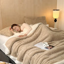 Axyaa Soft Fluffy Fleece Blanket for Autumn Winter, Maternal and Child Grade Bed Sofa Cover