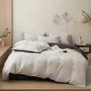 Axyaa Striped Jacquard Cotton Bedding Set