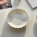Axya Pure White Ceramic Plate Set for Home Tableware and Kitchen Plates