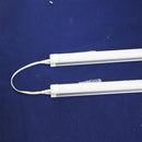 Axya 20cm Double End 3 Pin LED Tube Connector Extension Cord White