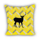 Axyaa Geometric Pattern Pillowcase - Abstract Art Polyester Cushion Cover