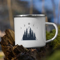 Axyaa Mountain Enamel Mug: Creative Camping Coffee Tea Cup for Hiking Gift