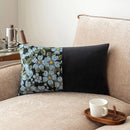 Axyaa Velvet Patchwork Pillowcase Cojines Flower Throw Pillow Cover