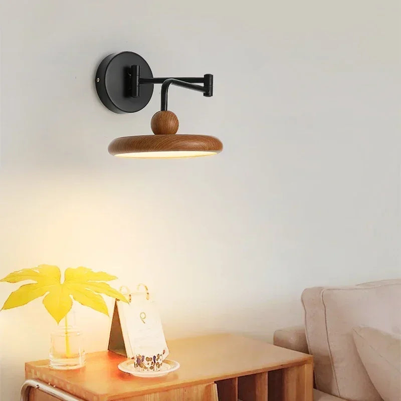 Axyaa Rocker Arm LED Wall Lamp for Living Room Bedroom Study Decor