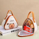 Axyaa Capybara Mini Lunch Bag: Insulated Picnic Cooler, Cute & Waterproof