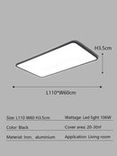 Axyaa Modern Minimalist LED Ceiling Light for Living Room and Bedroom