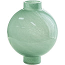 Marble Pattern Glass Vase by Axyaa for Home Decor and Flower Arrangements