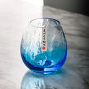 Axya Japanese-style Ice-Cracked Glass Set for Drinking Water, Wine, Whiskey