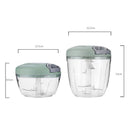 Axyaa Garlic Chopper & Press in Black Stainless Steel - Manual Kitchen Tool