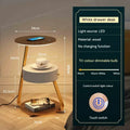 Axyaa LED Floor Lamp with Shelf - Modern Creative Bedroom Living Room Lighting