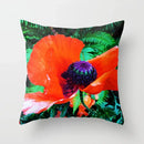Axyaa Decor Pillowcase: Flower Print Square, Bedroom & Living Room 45x45cm