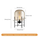 Axyaa Glass Floor Lamp for Nordic Living Room Decor