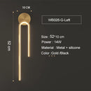 Axyaa Frosted Flute Glass Wall Sconce Vanity Light for Bathroom Bedroom Hallway