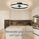 Axyaa Smart LED Ceiling Fan with Remote Control for Bedroom Decor
