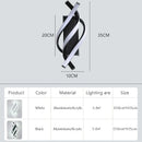Axya LED Wall Lamp: Modern Black & White Lights for Bedroom, Living Room, Study Hallway