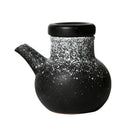 Axyaa Ceramic Oil Bottle with Lid - Small Kitchen Soy Sauce Vinegar Jar