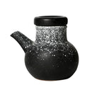 Axyaa Ceramic Oil Jar with Lid for Kitchen, Small Oil Bottle for Soy Sauce & Vinegar