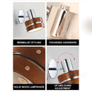 Axyaa Wooden LED Wall Sconce in French Punk Style