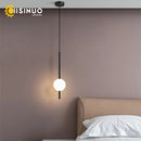Axyaa Long Line Black/Gold Pendant Light for Bedroom and Living Room Wall Decor