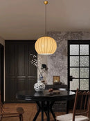 Axyaa French Style Fabric Pendant Lights for Dining, Bedroom, Study - Wabi Sabi Retro