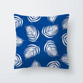 Axyaa Simple Modern Blue Pillowcase for Home Decor