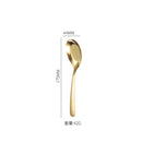 Axyaa Stainless Steel Long Handle Soup Spoon Ice Cream Teaspoons Coffee Spoons