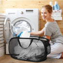 Axyaa Foldable Mesh Laundry Hamper with Handles: Versatile Storage Bag for Multiple Rooms