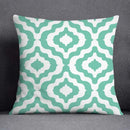 Axyaa Green Geometric Pillow Cover for Home Decor