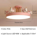 Nordic Modern Unicorn LED Ceiling Lamp for Living Room by Axyaa