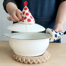 Axyaa Heat-Insulated Kitchen Gloves & Pot Handle Cover Set