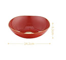 Axyaa Red Fruit Tray for Living Room, Dried Fruit, Candy & Snacks