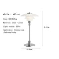 Nordic Modern Glass LED Floor Lamp by Axyaa - Silver Artistic Design