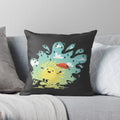 Cute Cat Decorative Pillow Case Cover for Modern Living Room Sofa by Axyaa