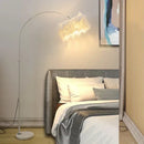 Axyaa Feather Floor Lamp LED Light for Living Room Decor