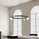 Axyaa Glass Ball LED Chandelier for Home Lighting Décor