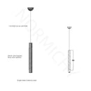Axyaa Gold/Silver LED Pendant Light: Modern Minimalist Lighting for Dining and Living Room